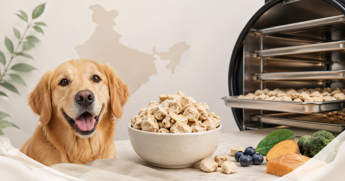The Complete Guide to Freeze-Dried Dog Food in India (2026): Benefits, Science, Trends & Best Options