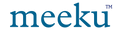 Blue 'meeku' logo on a white background